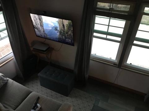 vista desde la litera de arriba